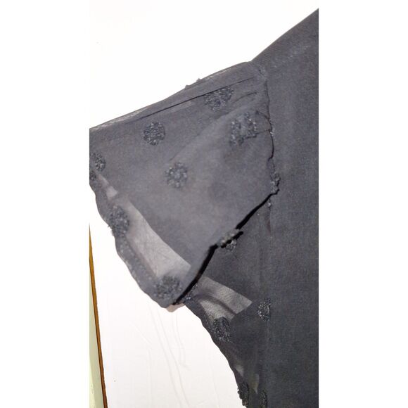 A Chicsoul Women's Top Sheer Black Baby Doll Whimsigoth Plus Sized Fairycore 2X - Picture 4 of 11